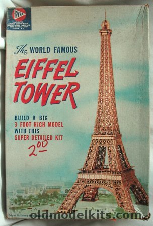 Pyro 1/328 The World Famous Eiffel Tower, 336-590 plastic model kit